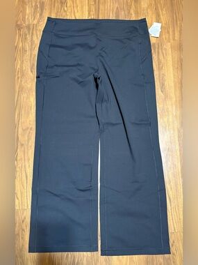 Women's NoGA Classic Relaxed Leg Pants DULUTH Black Wide-Leg Active Pants